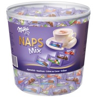 MILKA MINI ČOKOLÁDY NAPS MIX 207 KS 1000G / 1kg