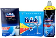 Finish Essential Lemon 50 ks + Oplachovací prípravok + Soľ SET