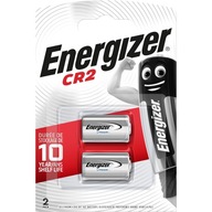 2x ENERGIZER Foto CR2 DLCR2 EL1CR2 Lítiová 3V batéria