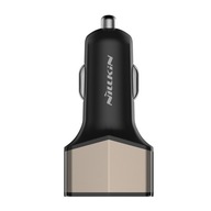 Nabíjačka do auta 2x USB + USB-C, 32W (zlatá)