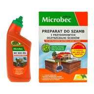 Prostriedok Microbec, prášok, kvapalina pre septiky, septiky, 1 kg