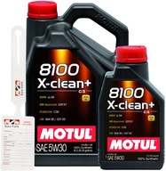 Motul 8100 X-Clean+ 5W30 6L + vešiak