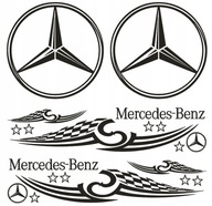 Veľké nálepky na boku kabíny MERCEDES STAR LOGO