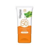 LIRENE Dermo ochranná emulzia na tvár s aloe SPF50, 50 ml