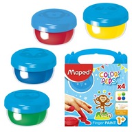 COLOR'PEPS FINGER PAINTS 4 farby MAPED