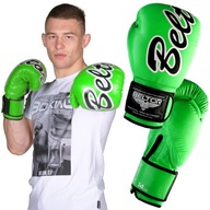 BELTOR VICTOUS SPARING BOXERSKÉ RUKAVICE NEON ZELENÉ 16OZ BOXERKY