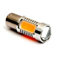 P21W oranžová LED žiarovka COB CREE