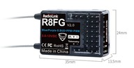 RadioLink R8FG 2.4G 8-kanálový prijímač s gyroskopom