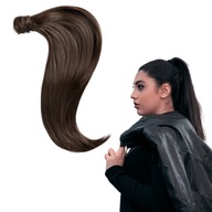 Priložený PONY 50 cm zapletaný #6 čokoládovo hnedý