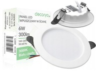 Halogénové SLIM 6W okrúhle stropné LED svietidlo