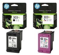 HP 303XL čierny + trojfarebný atrament HP 6220 6230 6232 7130 7134 7830 623