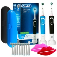 Zubná kefka Oral-B Vitality D100 čierna + modrá