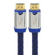 HDMI 2.0 HIGH SPEED FHD 3D ETHERNET ARC OFC PRIPOJENIE DÝCHACÍ KÁBEL 1 m