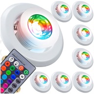 7x STROPNÝ RÁMEČEK RGB LED STROPNÁ ŽIAROVKA DIAĽK