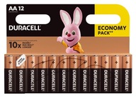 Duracell AA alkalická batéria (R6) 12 ks.