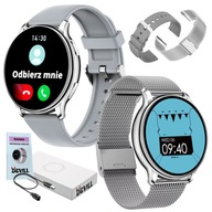 Dámske SMARTWATCH hodinky Talk Function Silver