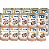 PETTY CAN WET KRMIVO PRE MAČKY ZMES CHUTÍ RYBA HOVÄDZIE MÄSO HYDINA 20X415G