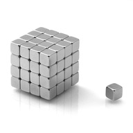 NEODYMOVÝ MAGNET NA TANIER MPŁ 5x5x5 N38 64 KS.