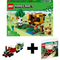 LEGO MINECRAFT SET VČELÍ ÚĽ 21241 + LEGO 30584 VIANOČNÝ SET