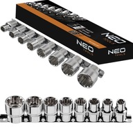 NEO TOOLS 08-651 Spline ZÁSUVKY 1/2'' sada 8 ks