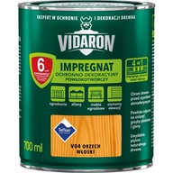 VIDARON V04 filmotvorná impregnácia dreva orech taliansky 0,7L