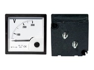 ANALOGOVÝ METER, VEĽKÝ Štvorcový voltmeter, 300V