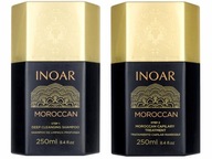 INOAR MAROCAN KERATIN + ŠAMPÓN keratín na vyrovnávanie vlasov 250 x2