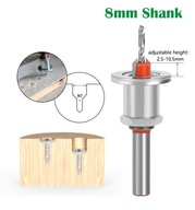 3mm zápustný vrták 8mm stopka na skrutky