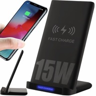 Rýchla INDUKČNÁ nabíjačka Bezdrôtový stojan QI FAST CHARGE USB-C 15W