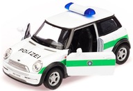 POLICAJNÉ VOZIDLO WELLY METAL CAR MINI COOPER