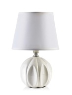 LETI BIELA ​​NOČNÁ STOLNÁ LAMPA 12x12xv29cm