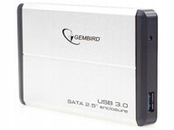 USB 3.0 2,5" SATA puzdro strieborné GEMBIRD