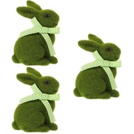 Flocked Bunny Flocked Bunny Figúrka 3 ks