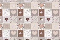 Poťah na prebaľovací pult 80x50 Flanel Heart Br-R