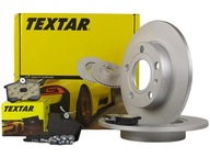 TEXTAR DISK + DESTIČKY ZADNÉ AUDI A4 B6 245MM