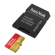 Pamäťová karta SANDISK EXTREME microSDXC 128 GB
