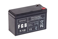 BATTERY AGM VRLA FGB FGB7-12 12V 7AH FGB 7-12 FGB7 7AH/12V ALARM