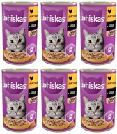 Whiskas Adult v kuracej omáčke 6 x 400 g