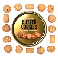 BUTTER COOKIES 454g vo veľkej ozdobnej darčekovej plechovke