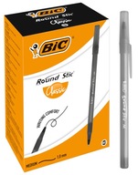 BIC BALLPOINT ROUND STIC CLASSIC BLACK SET BAL 60