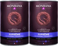 Monbana Supreme plechovka na pitie čokolády 1kg x2