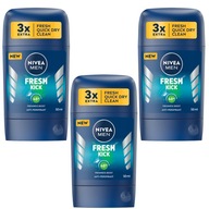 Tyčinka proti poteniu NIVEA MEN Fresh Kick *3