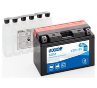 EXIDE ET9B-BS BATÉRIA 8AH/110A EN +L 12V