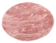 CARPET Powder Pink Plush Carpet Circle 80