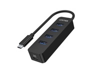 USB Type-C hub -> USB 3.1 x4 10W Unitek active