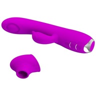 Vibrátor nasávajúci prsný klitoris G-bod sex 19cm