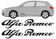 Samolepky Alfa Romeo na dvere auta