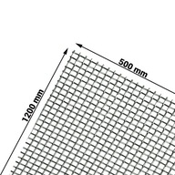 Nerezové tkané sito sito oka 4,0mm 50x120cm