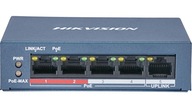 POE 4x PoE 1x LAN switch pre 4 HIKVISION IP kamery