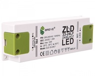 LED zdroj 24V DC 33W ZLD 33-24LF 1,37A